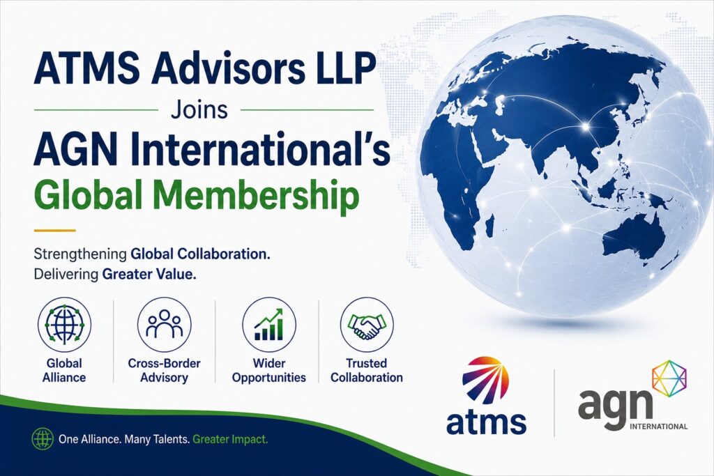 ATMS Advisors LLP announces its membership in AGN International's Asia Pacific region to strengthen global accounting, tax, legal, compliance, and Virtual CFO advisory services.